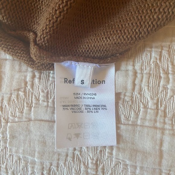 Reformation brown knit tank top NWOT - Picture 3 of 3